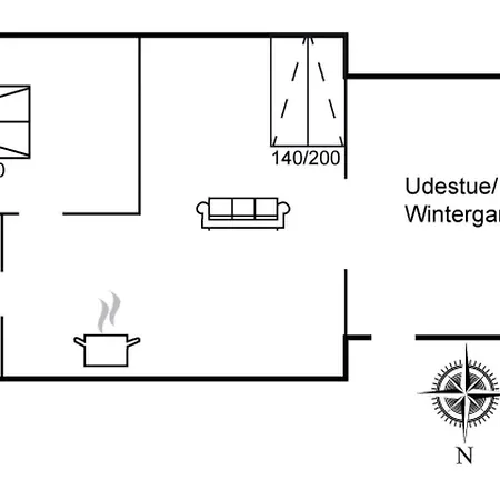 Thrine - 24km From The Sea By Interhome Сasa de vacaciones Bredebro
