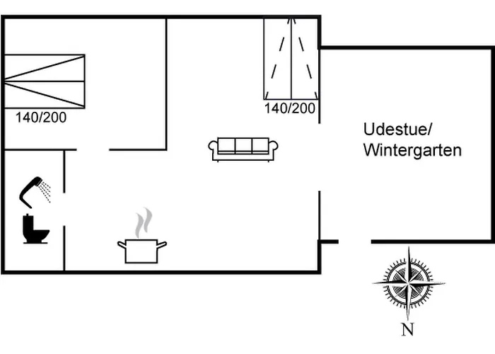 Thrine - 24km From The Sea By Interhome Tatil Evi Bredebro